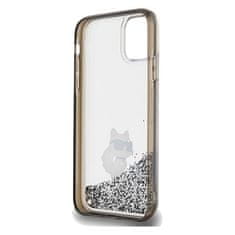 Karl Lagerfeld KARL LAGERFELD etui za IPHONE 11 KLHCN61LKCNSK (Liquid Glitter C) transparenten