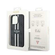 Guess GUESS etui za IPHONE 15 Pro združljiv z MagSafe GUHMP15LP4RPSK (4G Printed Stripes) črn