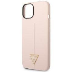 Guess GUESS etui za IPHONE 13 / 14 / 15 GUHCP14SSLTGP (silikonski trikotnik) roza