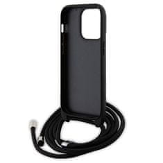 Karl Lagerfeld KARL LAGERFELD etui za IPHONE 14 Pro KLHCP14LSAKCPSK (Saffiano KC Metal PIN Crossbody) black