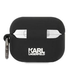 Karl Lagerfeld KARL LAGERFELD etui za APPLE Airpods Pro KLAPRUNCHK (3D Sil NFT Choupette) black