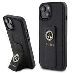 Guess GUESS etui za IPHONE 13 / 14 / 15 GUHCP15SPGSSADK (Grip Stand 4G Saffiano Strass) black