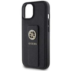 Guess GUESS etui za IPHONE 13 / 14 / 15 GUHCP15SPGSSADK (Grip Stand 4G Saffiano Strass) black