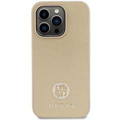 Guess GUESS etui za IPHONE 15 Pro GUHCP15LPS4DGPD (Strass Metal Logo) zlato