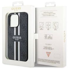 Guess GUESS etui za IPHONE 14 Pro združljiv z MagSafe GUHMP14LP4RPSK (4G Printed Stripes) črn