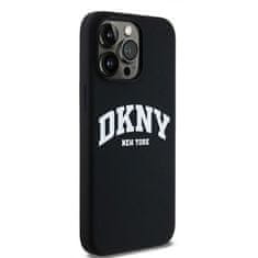 DKNY DKNY etui za IPHONE 13 Pro Max, združljiv z MagSafe DKHMP13XSNYACH (DKNY HC MagSafe Silicone W/White Arch Logo) black