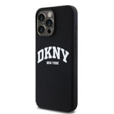 DKNY DKNY etui za IPHONE 13 Pro Max, združljiv z MagSafe DKHMP13XSNYACH (DKNY HC MagSafe Silicone W/White Arch Logo) black