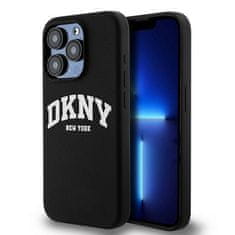 DKNY DKNY etui za IPHONE 14 Pro, združljiv z MagSafe DKHMP14LSNYACH (DKNY HC MagSafe Silicone W/White Arch Logo) black