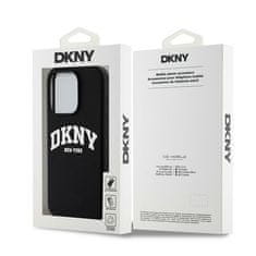 DKNY DKNY etui za IPHONE 14 Pro, združljiv z MagSafe DKHMP14LSNYACH (DKNY HC MagSafe Silicone W/White Arch Logo) black