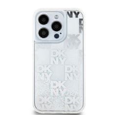 DKNY DKNY etui za IPHONE 15 Pro DKHCP15LLCPEPT (DKNY HC Liquid Glitters W/Checkered Pattern) white