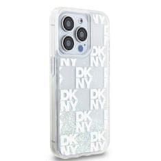 DKNY DKNY etui za IPHONE 15 Pro DKHCP15LLCPEPT (DKNY HC Liquid Glitters W/Checkered Pattern) white