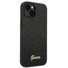 Guess GUESS etui za IPHONE 14 Plus GUHCP14MHGGSHK (Glitter Flakes Script Metal Logo) black