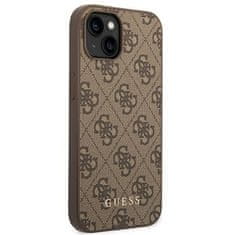 Guess GUESS etui za IPHONE 14 Plus GUHCP14MG4GFBR (4G Gold Logo) rjav