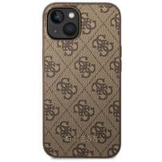 Guess GUESS etui za IPHONE 14 Plus GUHCP14MG4GFBR (4G Gold Logo) rjav