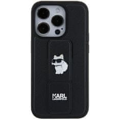 Karl Lagerfeld KARL LAGERFELD etui za IPHONE 11 KLHCN61GSACHPK (Gripstand Saffiano choupette PIN) black