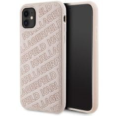 Karl Lagerfeld KARL LAGERFELD etui za IPHONE 11 KLHCN61PQKPMP (Quilted K Pattern) roza