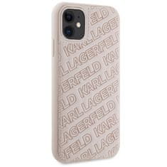 Karl Lagerfeld KARL LAGERFELD etui za IPHONE 11 KLHCN61PQKPMP (Quilted K Pattern) roza