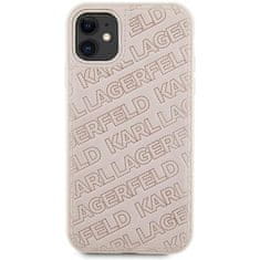 Karl Lagerfeld KARL LAGERFELD etui za IPHONE 11 KLHCN61PQKPMP (Quilted K Pattern) roza