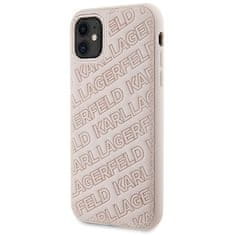 Karl Lagerfeld KARL LAGERFELD etui za IPHONE 11 KLHCN61PQKPMP (Quilted K Pattern) roza