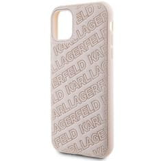 Karl Lagerfeld KARL LAGERFELD etui za IPHONE 11 KLHCN61PQKPMP (Quilted K Pattern) roza