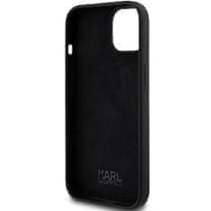 Karl Lagerfeld KARL LAGERFELD etui za IPHONE 15 KLHCP15SSKSBMCK (Silicone Karl Script Logo) black