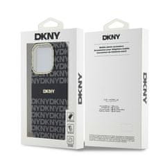 DKNY DKNY etui za IPHONE 13 Pro, združljiv z MagSafe DKHMP13LHRHSEK (DKNY HC MagSafe PC TPU Repeat Texture Pattern W/ Stripe) črn