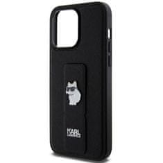 Karl Lagerfeld KARL LAGERFELD etui za IPHONE 13 Pro Max KLHCP13XGSACHPK (Gripstand Saffiano choupette PIN) black