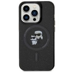 Karl Lagerfeld KARL LAGERFELD etui za IPHONE 15 Pro KLHMP15LHGKCNOK (Glitter + MAG) black