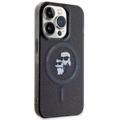 Karl Lagerfeld KARL LAGERFELD etui za IPHONE 15 Pro KLHMP15LHGKCNOK (Glitter + MAG) black