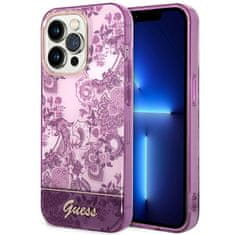 Guess GUESS etui za IPHONE 14 Pro GUHCP14LHGPLHF (IML Electro Cam TDJ) fuksija