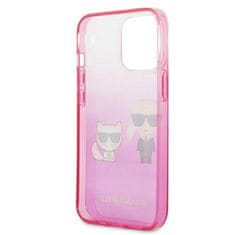 Karl Lagerfeld KARL LAGERFELD etui za IPHONE 13 Pro KLHCP13LTGKCP (K Choupette Centered) roza