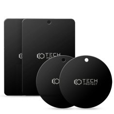 Miramarket TECH-PROTECT MAGNETNI NOSILEC ZA AVTO S KOVINSKO PLOŠČO 4-PACK ČRN