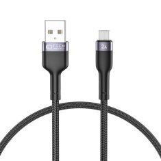 Miramarket TECH-PROTECT ULTRABOOST "2" MICRO-USB KABEL 2.4A 25CM ČRN