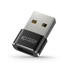 Miramarket TECH-PROTECT ULTRABOOST ADAPTER USB V TIP-C ČRN