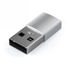 Miramarket Satechi Aluminium Adapter - Aluminijasti adapter za mobilne naprave USB-A/USB-C (srebrn)