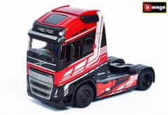 BBurago 1:43 Volvo FH16 Globetrotter 750 XXL - rdeča