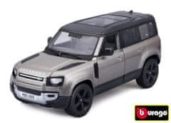 BBurago 1:24 Plus Land Rover Defender 110 Silver