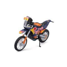 BBurago Red Bull KTM Rally Dakar 2019 kovina/plastik 12cm prosto vozeče motorno kolo v škatli 17x11cm