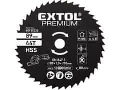 Extol Premium Rezilo žage HSS, průměr89×1×10mm, 44T