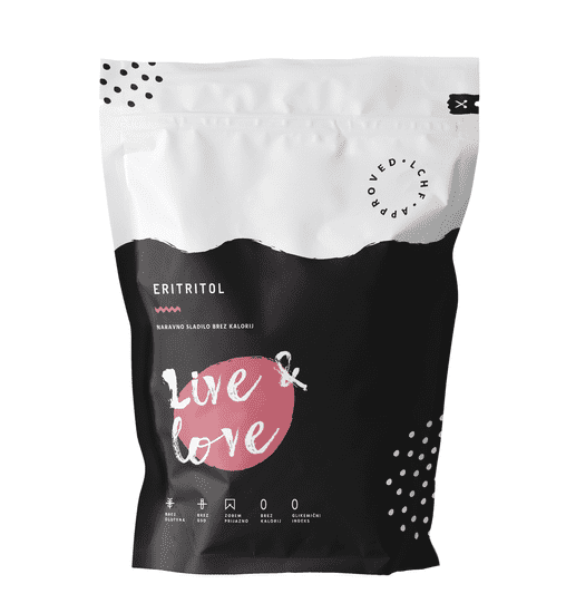 LIVE & LOVE Eritritol sladilo 500 g