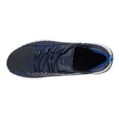 Ecco Čevlji mornarsko modra 44 EU Sneaker Zipflex M Low Lea tex