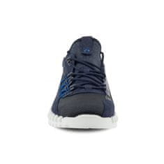 Ecco Čevlji mornarsko modra 44 EU Sneaker Zipflex M Low Lea tex