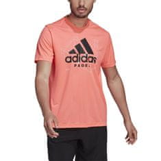 Adidas Majice obutev za trening roza XL Padel print