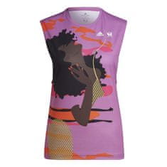 Adidas Majice obutev za trening vijolična L Tennis tanktop New York