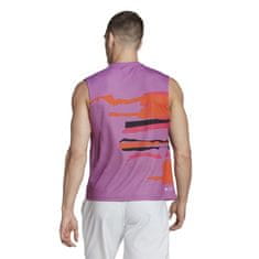 Adidas Majice obutev za trening vijolična L Tennis tanktop New York