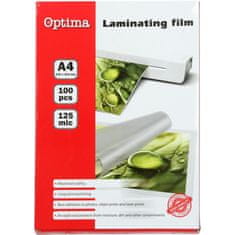 Optima Folija za plastificiranje A4 100my 100/1