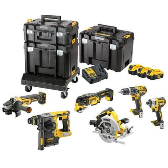 shumee DEWALT COMBO KIT 18V DCK685P3T (DCD796+DCF887+DCH273+DCG405+DCS570+DCS355) 3x5.0Ah TSTAK