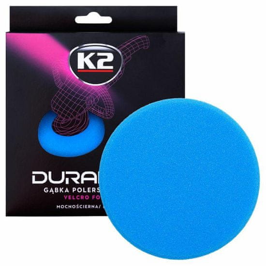 shumee K2 SUPER TRDA ABRAZIVNA GOBA DURAFLEX - MODRA POLIRNA GOBA Z VELCRO