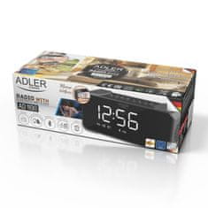 WOWO Adler AD 1190 brezžična radio budilka prenosna Bluetooth USB AUX SD kartica 2600mAh