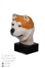 Artdog Akita, Akita Inu - poslikana figurica, kip, figura, izdelal umetnik, blagovna znamka Art-Dog